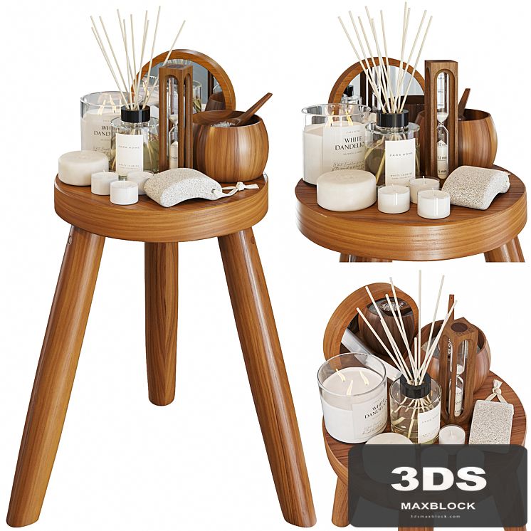 Zara home wood stool 02
