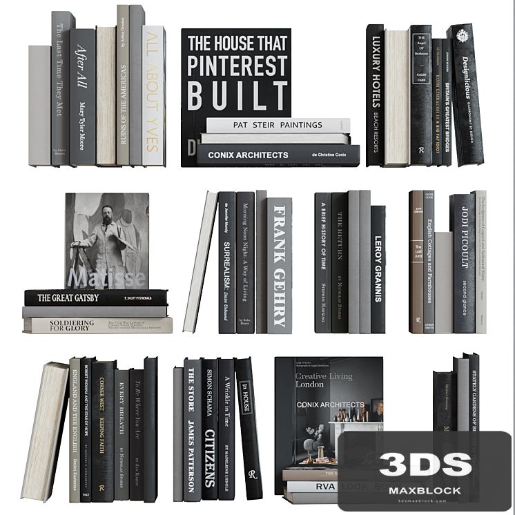 Book decor set 2