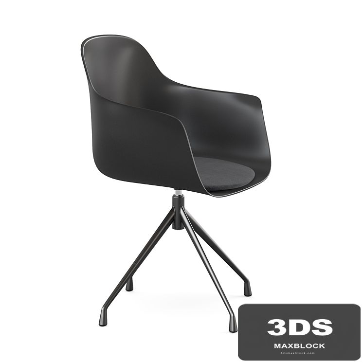 Office swivel black chair Wapong LA REDOUTE INTERIEURS