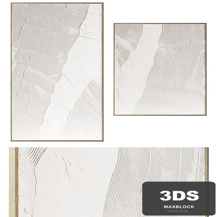 Boheme Home - Plaster Paintings Set