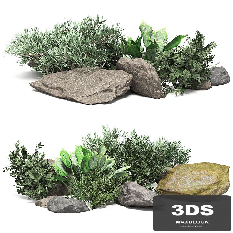 Stone + Bush Pack 18