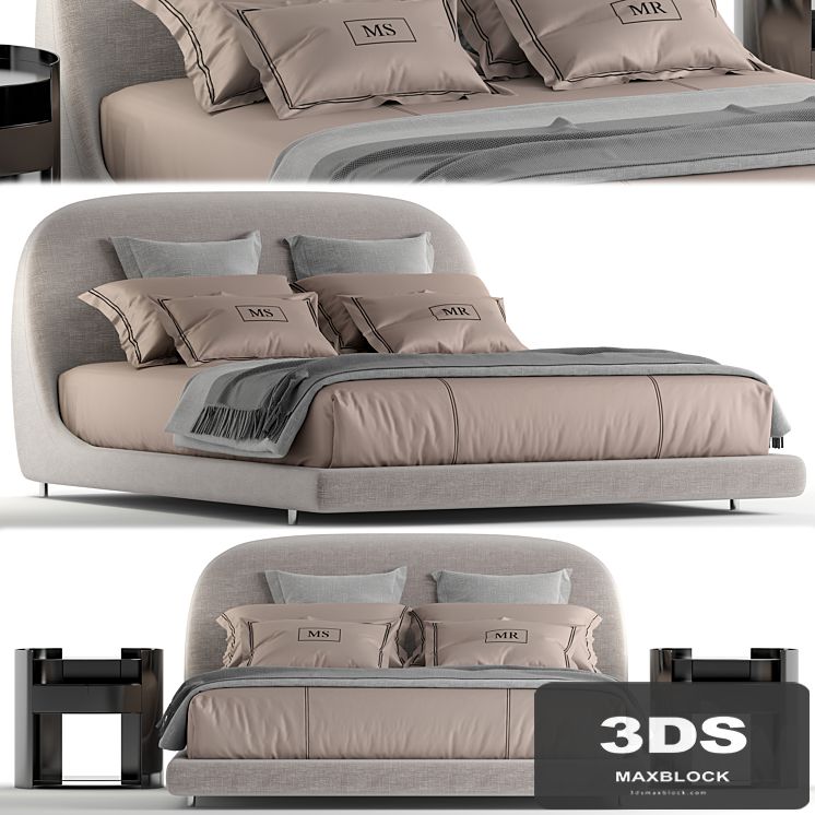 Flou taormina bed