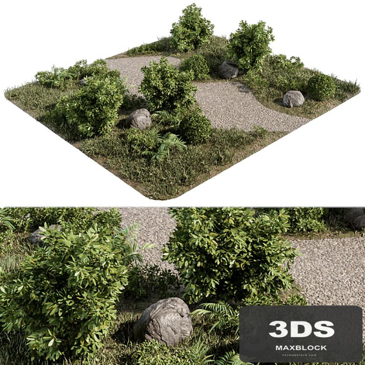 Backyard and Landscape Furniture environment - Set 46