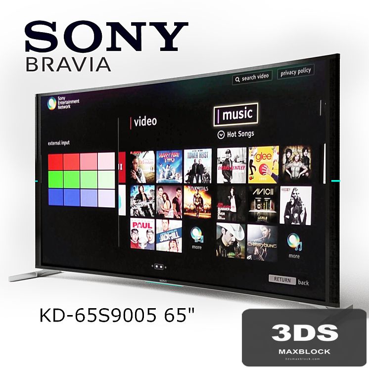 TV Sony Bravia KD-65S9005B 65 "