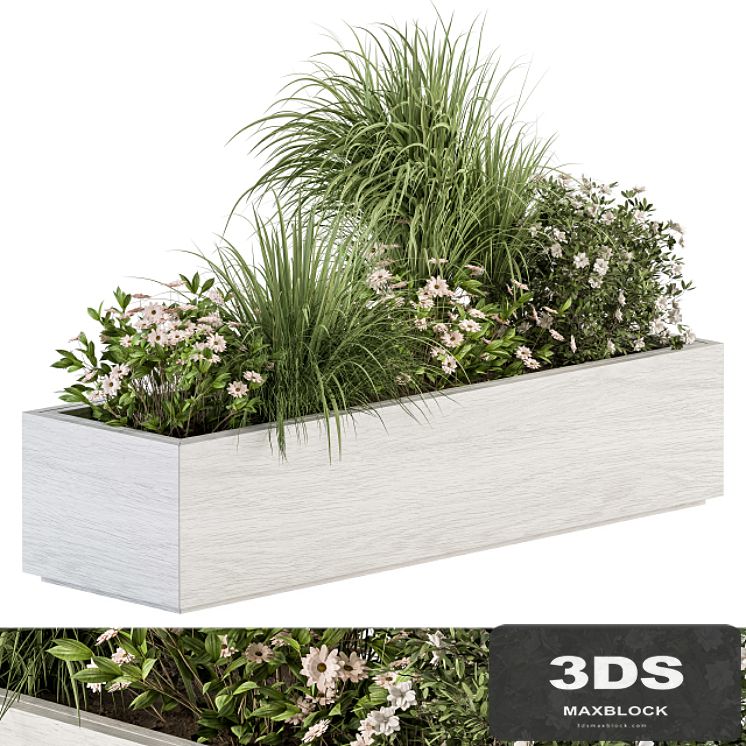 Outdoor Plant Set 290 - Plant Box