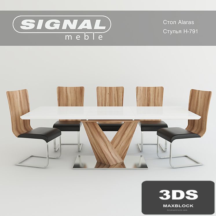 Table Alaras Chairs H-791 Factory Signal