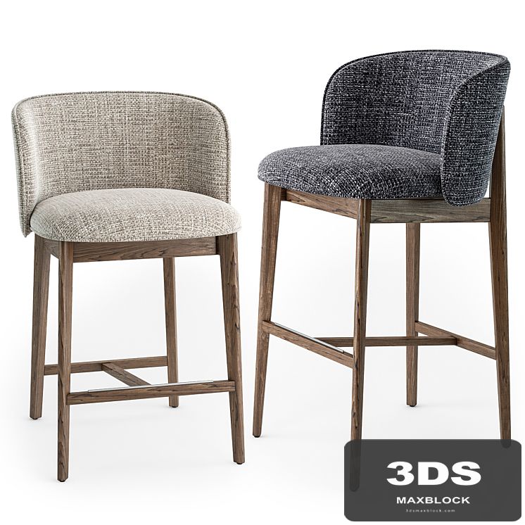 Calligaris Abrey wood stool