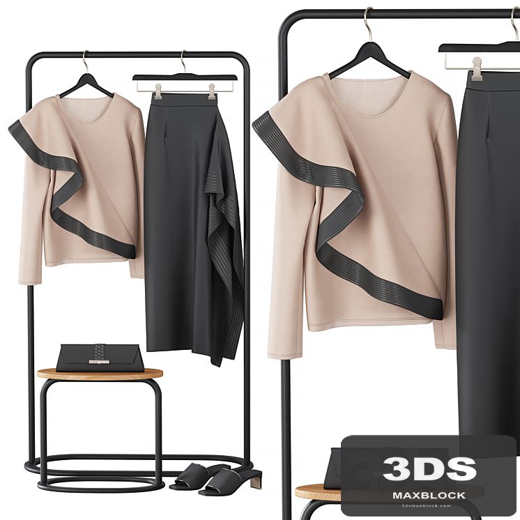 Givenchy Bluse and Skirt Set
