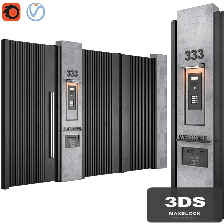 Modern door 09
