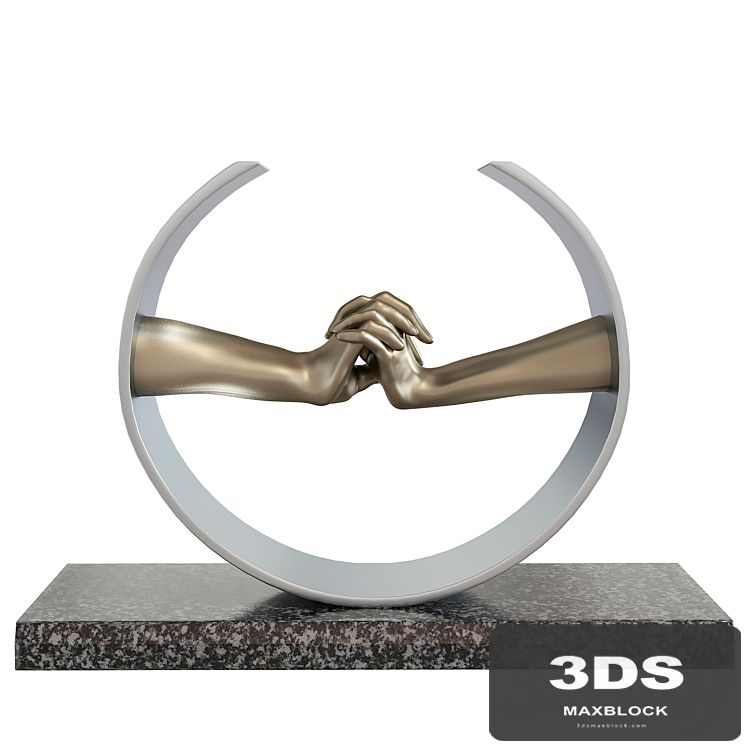 Lorenzo Quinn Sculpture During Love