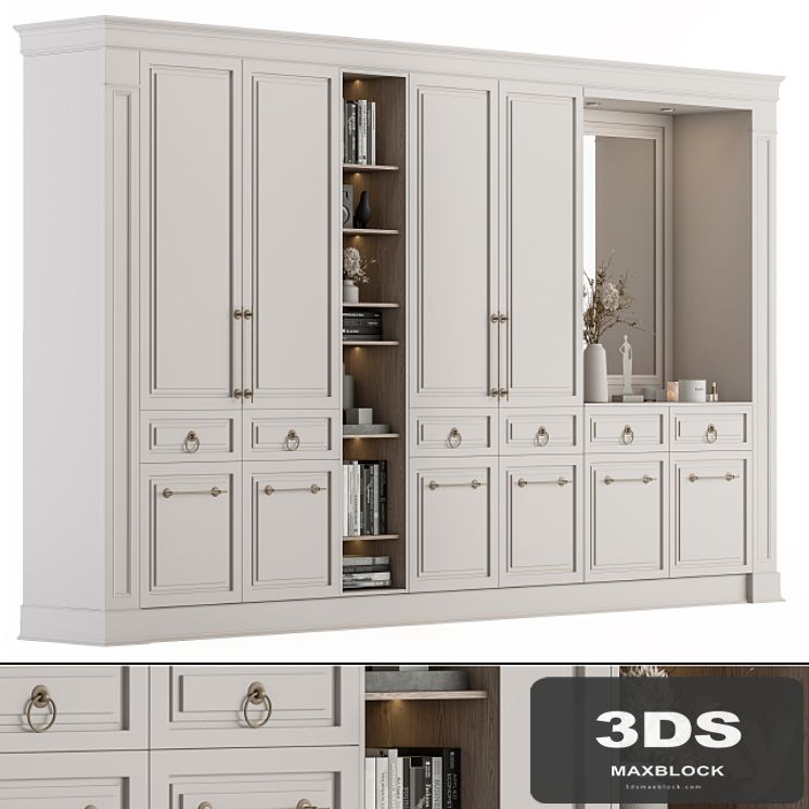 Hallway 22 - White and Wood Classic Set