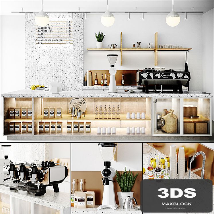 Coffee shop, cafe, coffee machine La Marzocco