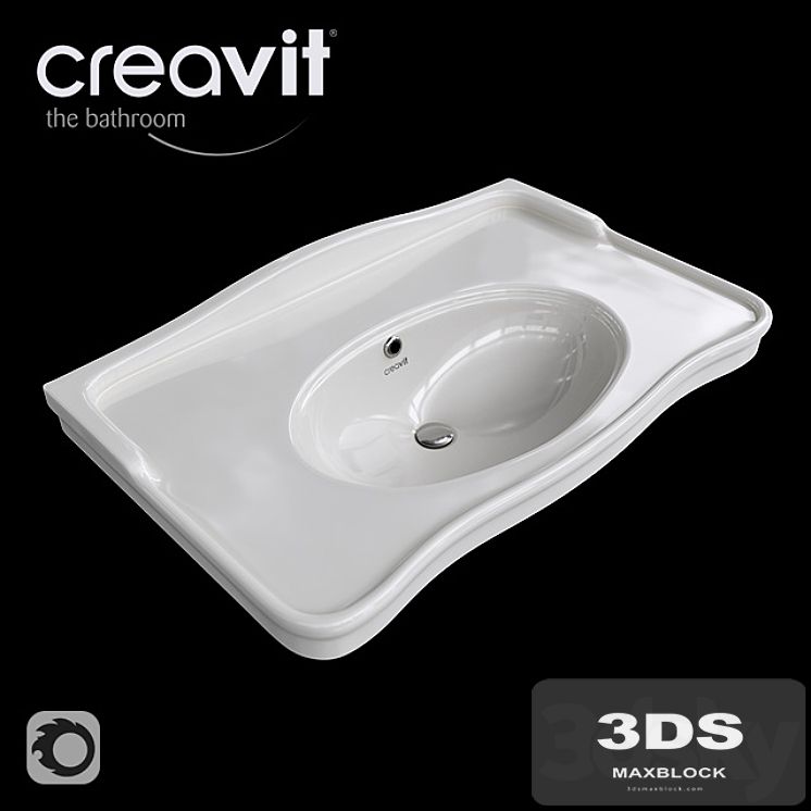 Washbasin Antik, Creavit
