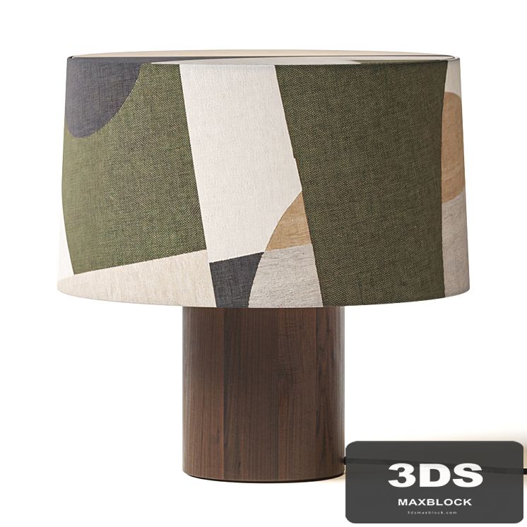 Ferm Living Post Table Lamp Entire Lampshade