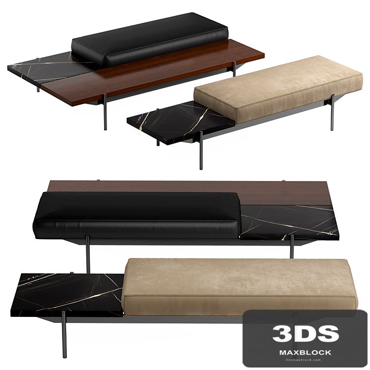 minotti Superquadra pouf 2021 collection