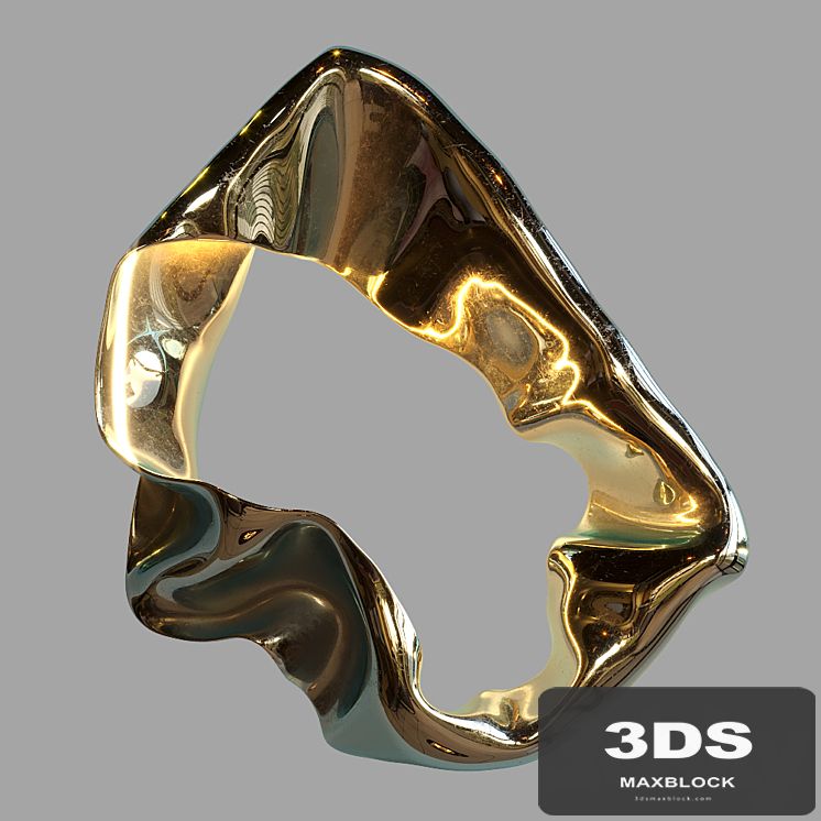 Light sculpture Vargov Design - Ribbon (wall)