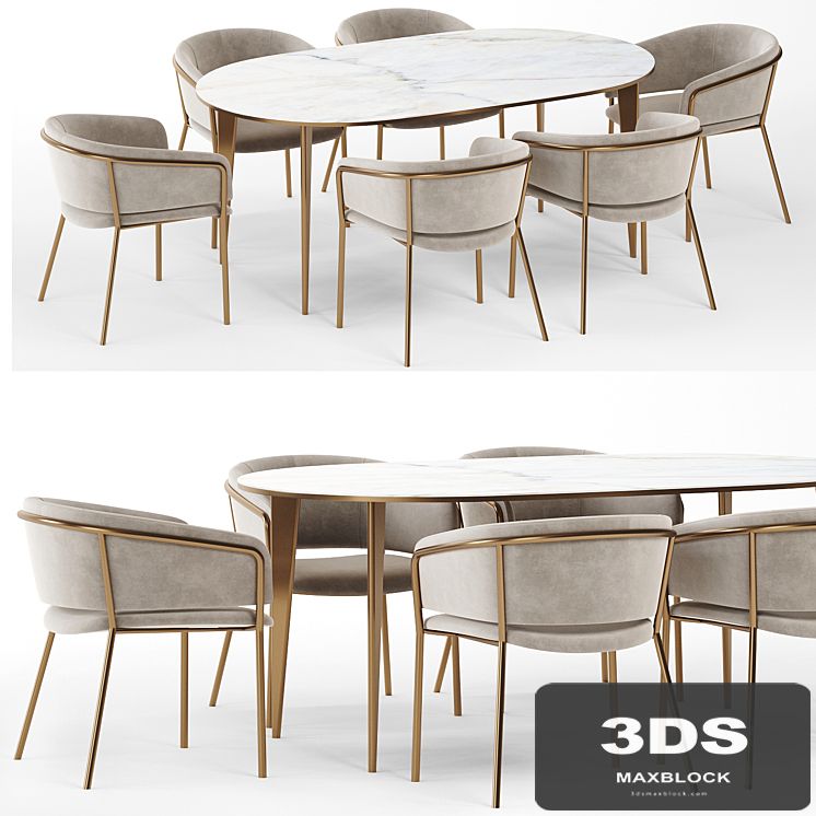 Vilhena II chair and Arden Dining Table
