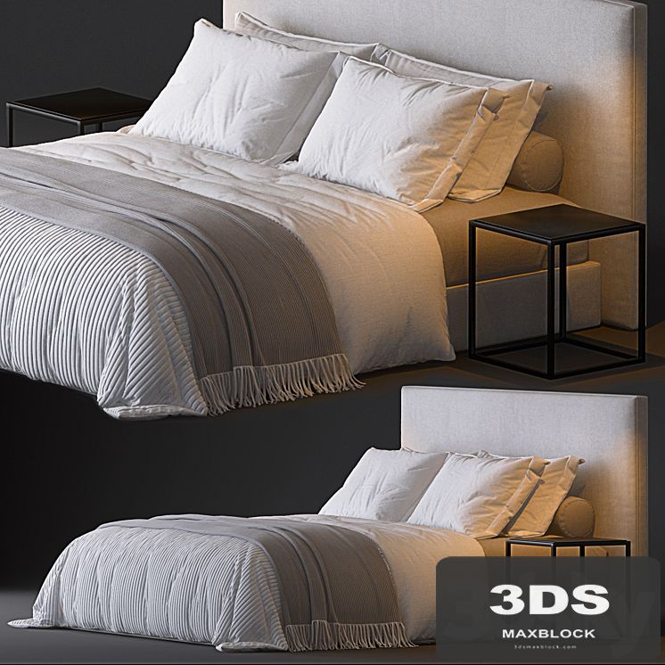 Sullivan fabric platform bed