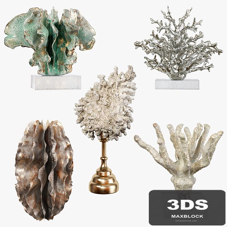 Sculptures of coral reef 01