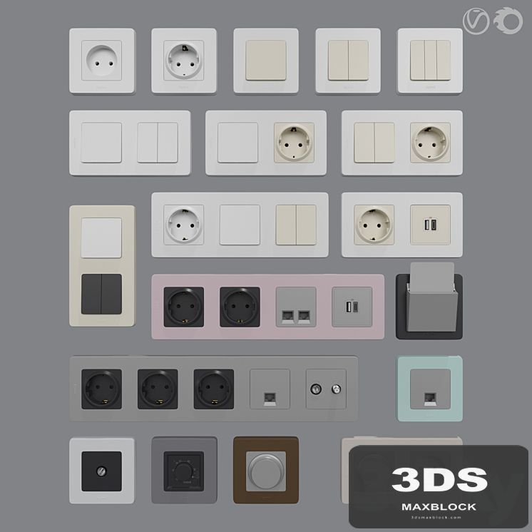 Legrand Inspiria sockets and switches