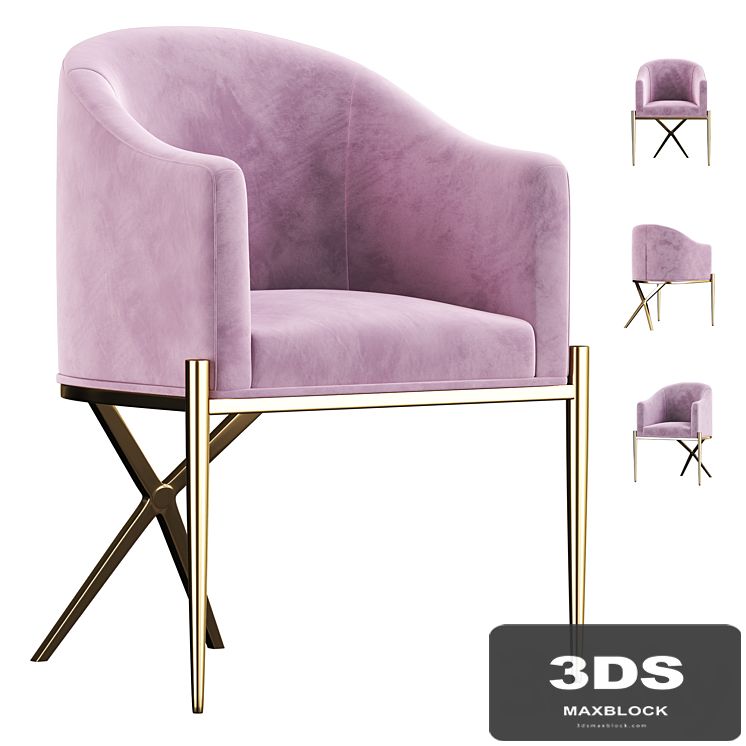 Xavier Velvet Dining Chair