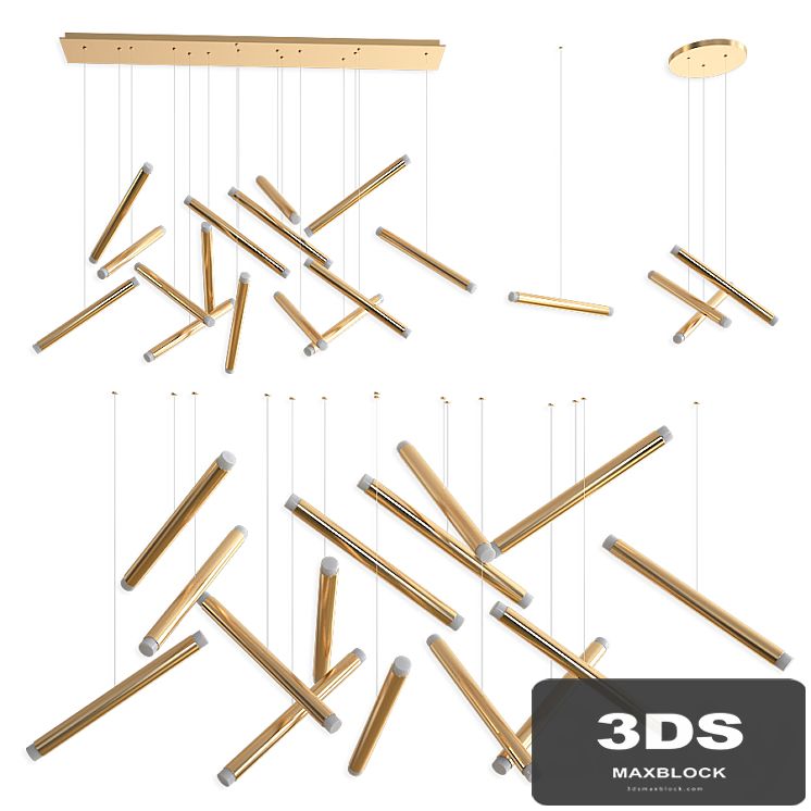 Dutti D0068 Gold Chandelier