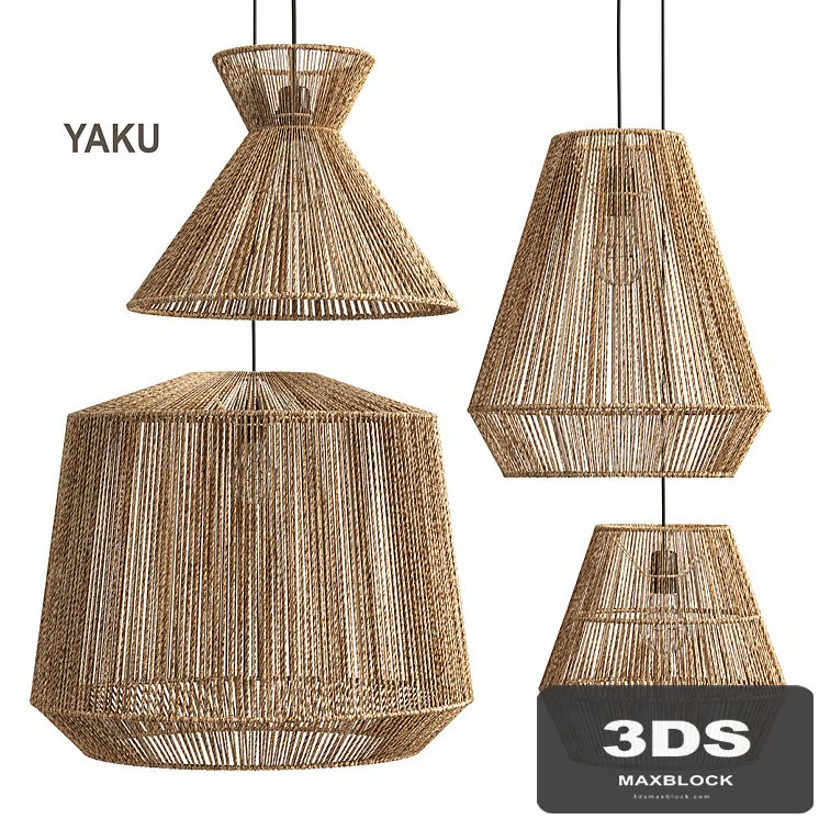 Hemp lamp Yaku LA REDOUTE