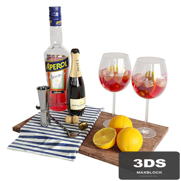 Cocktail aperol 1 set 4