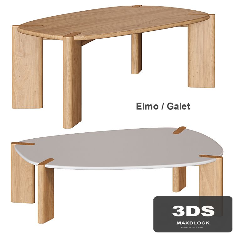Elmo / Galet Coffee table La Redoute