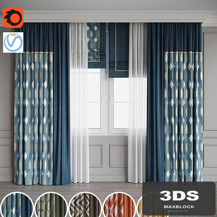 Set of curtains 102