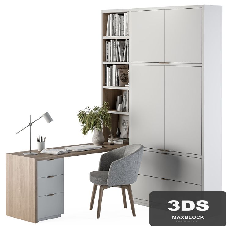 Office Furniture Wardrobe and Table - Home Office 34