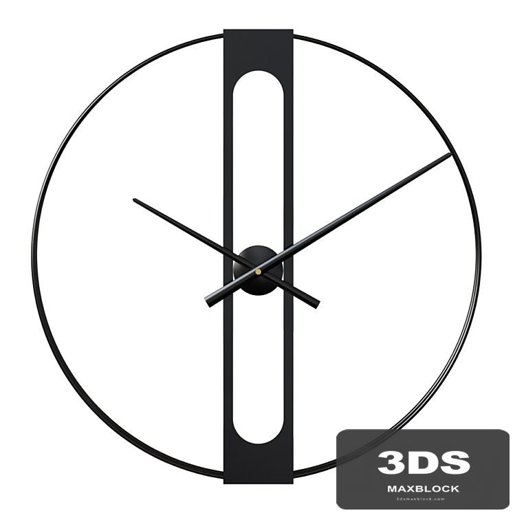Wall clock Golden Elegance