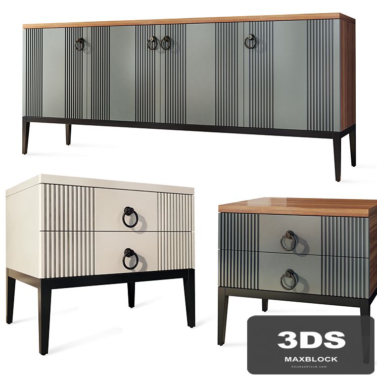 Chest of drawers and bedside tables Mass. Sideboard, nightstand by Vivense