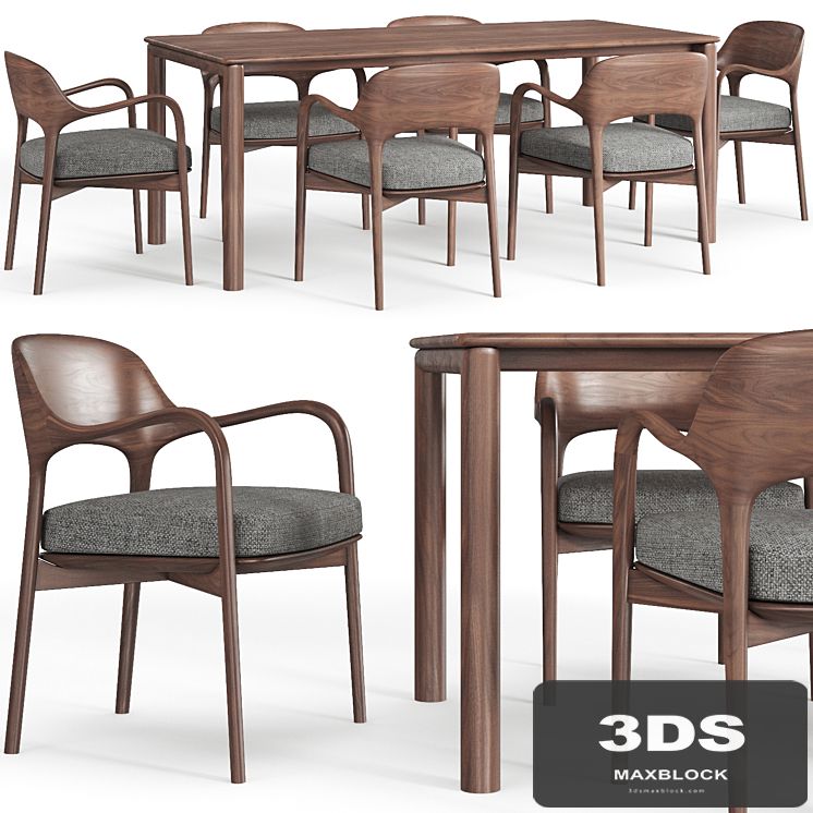 Artisan Neva table and Porada Ella chair