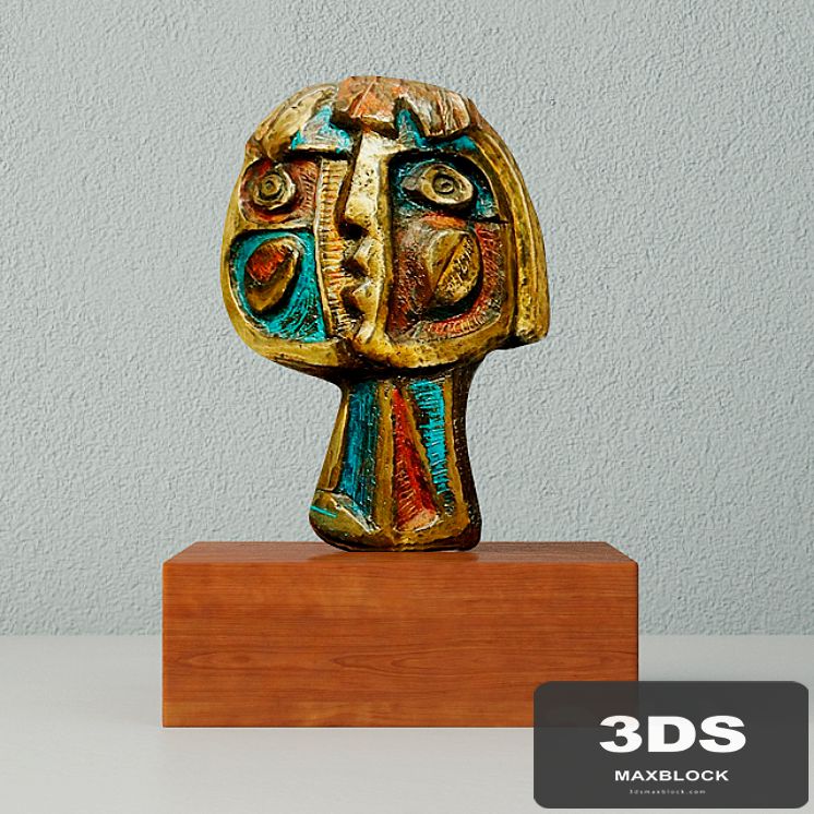Modernist Bronze Abstract Sculpture