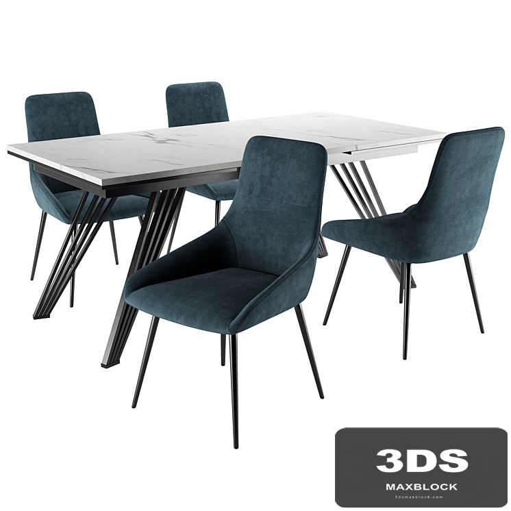 Zoe Chair and Parma Table