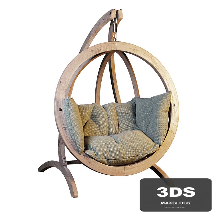 Hanging rocking chair