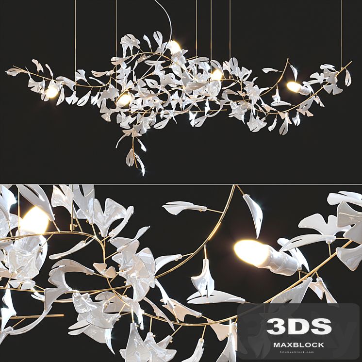 Andreea Braescu Ginkgo Chandelier