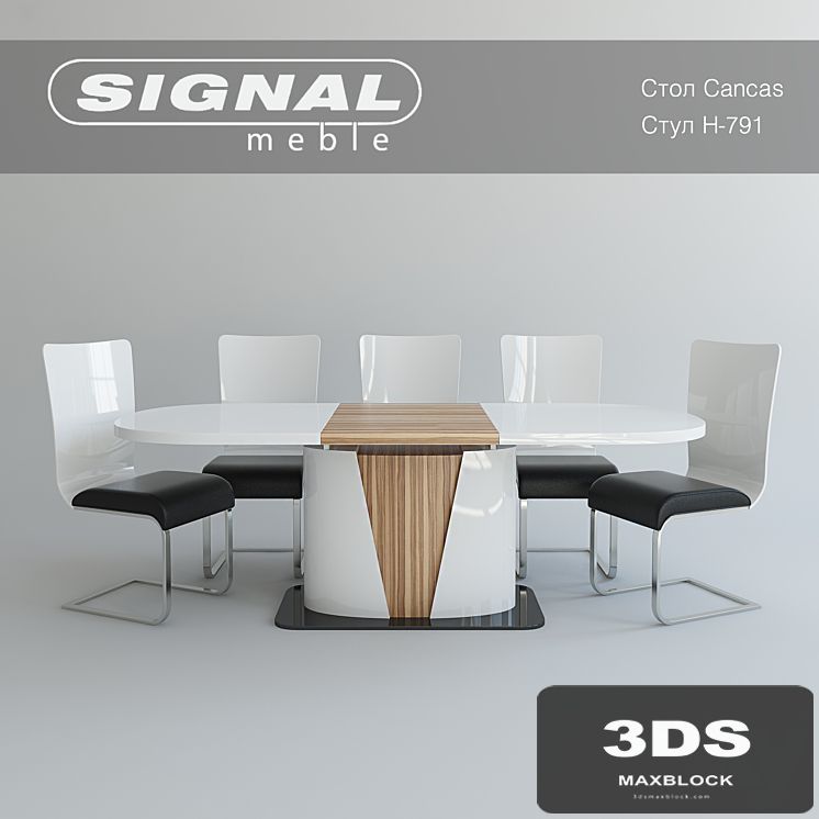 CANGAS Chairs Table H-791 Factory Signal