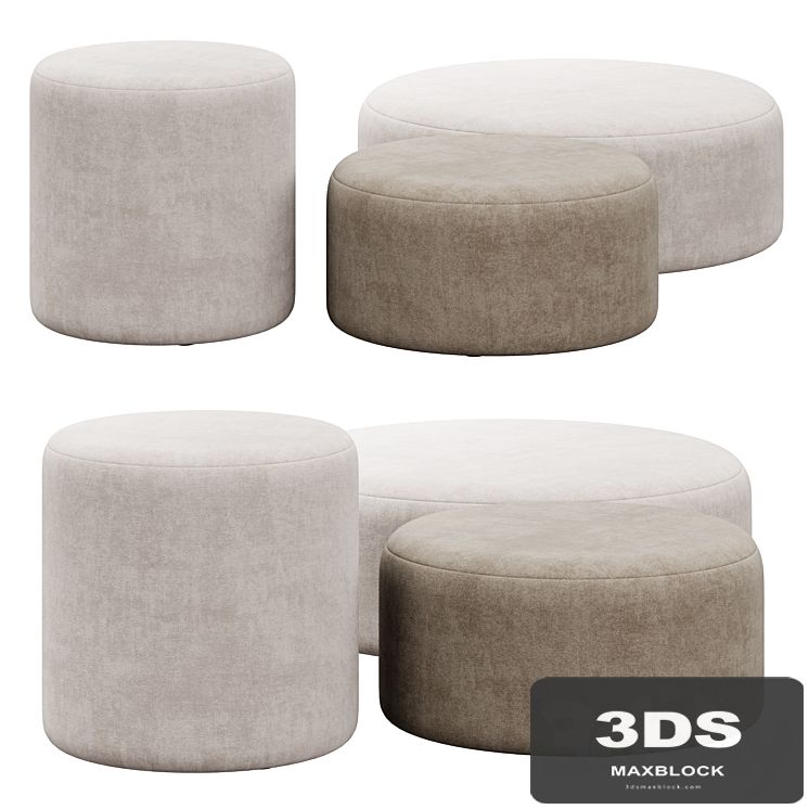Folk pouf collection by noo.ma