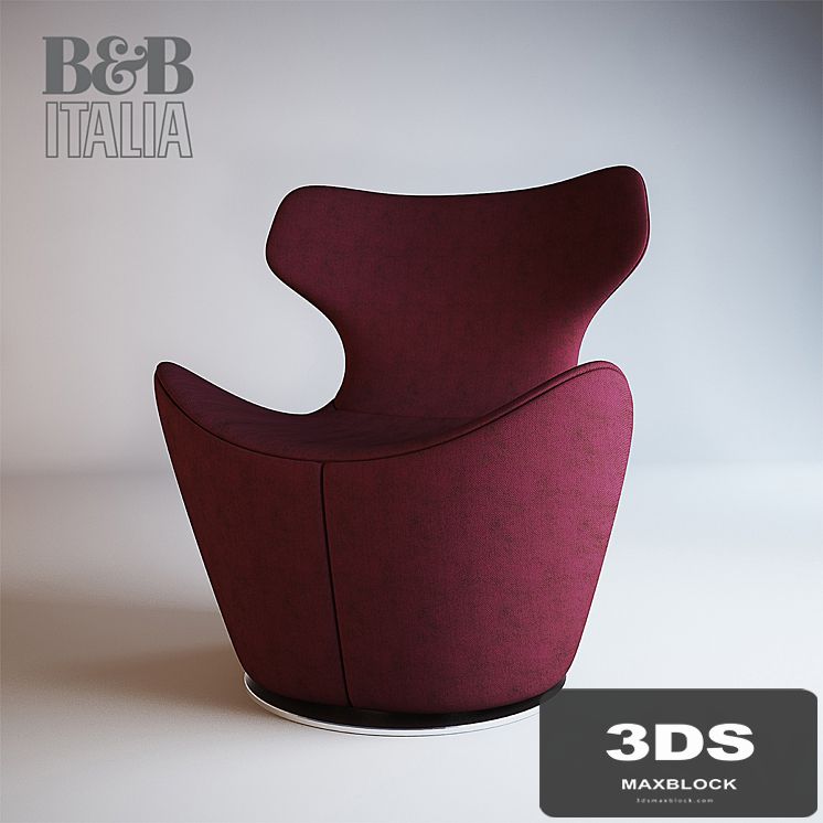 Armchair B &amp; B Italia Piccolo Papilio
