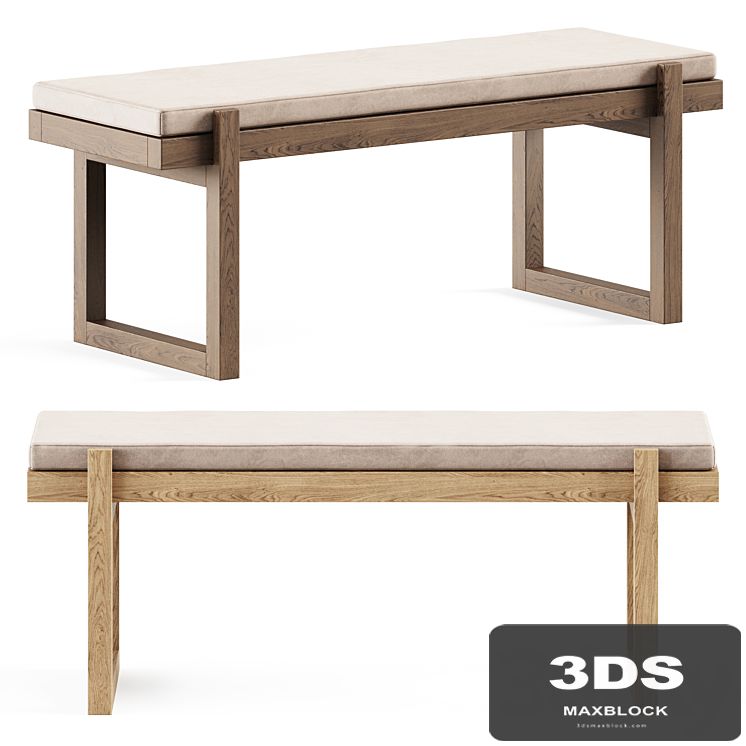 Minimal Bench by Kristina Dam Studio