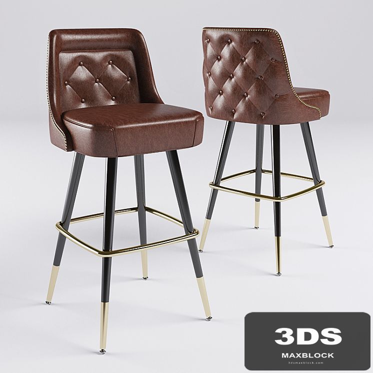 Outlined Bar Lounger