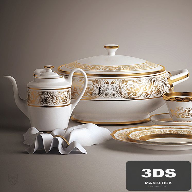 set of dishes