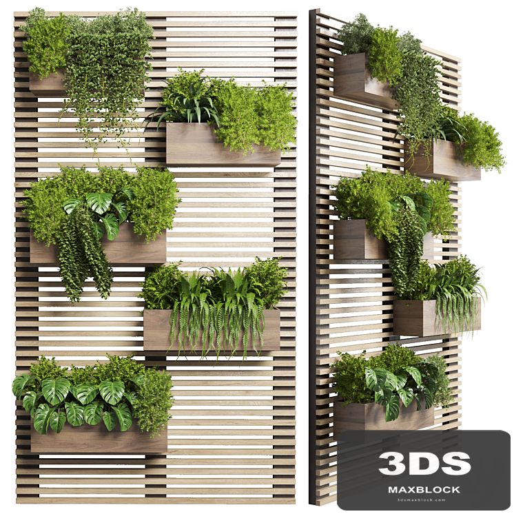 collection outdoor indoor plant stand wall wood vase 02