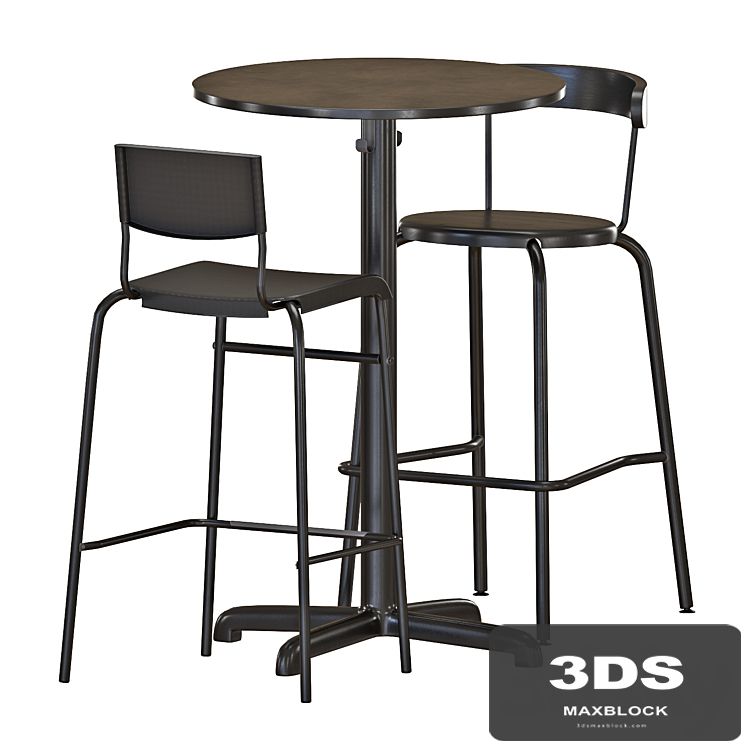 IKEA STENSELE Bar Table and Stools