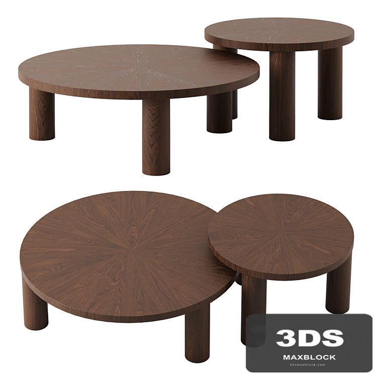 Post coffee tables by Ferm Living