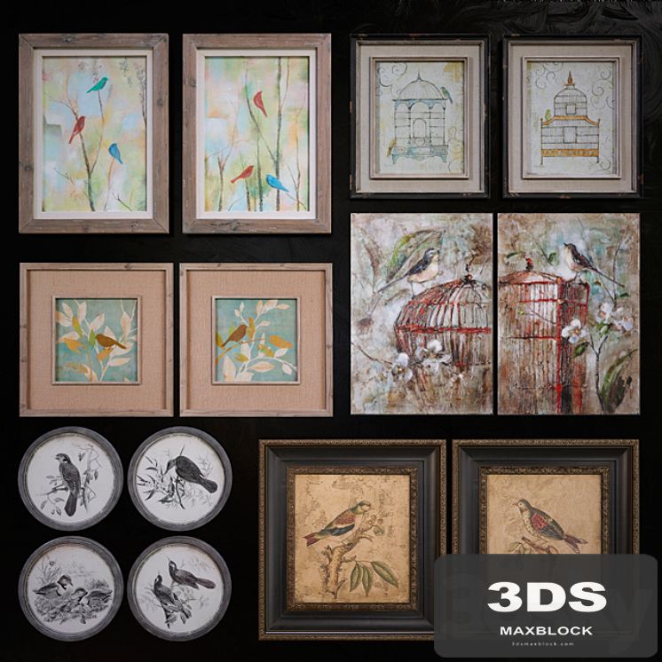 Uttermost birds pictures set