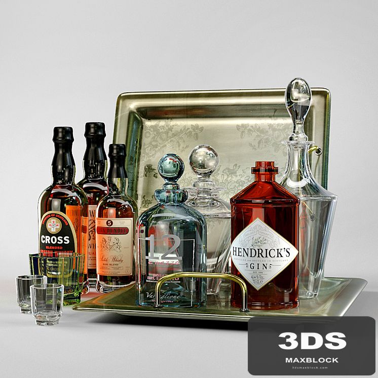 Set of bottles