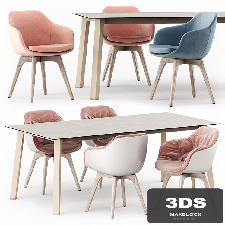 Merlot table, Lap 4011, Lap 4012 by Dressy
